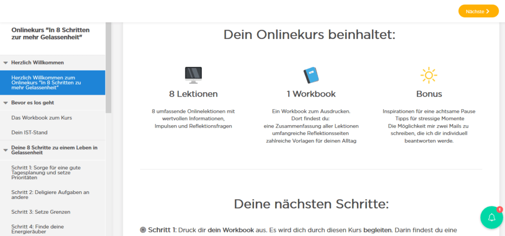 Onlinekurs Die Glücksfinderin Gelassenheit
